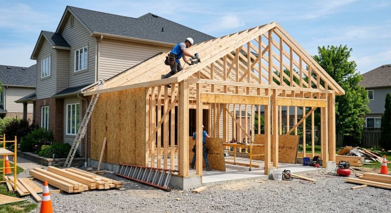 Garage Addition Installation in Conroe, TX